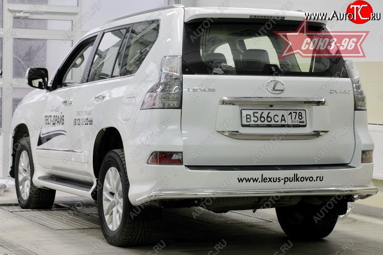 22 769 р. Защита заднего бампера с диаметром 60мм Souz-96  Lexus GX  460 (2013-2024)  с доставкой в г. Калуга