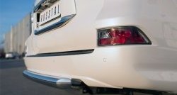 16 899 р. Защита заднего бампера (Ø76 мм, нержавейка) Russtal Lexus GX 460 2 J150 2-ой рестайлинг (2019-2024)  с доставкой в г. Калуга. Увеличить фотографию 3