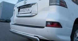17 899 р. Защита заднего бампера (Ø75x42 мм, нержавейка) Russtal Lexus GX 460 2 J150 2-ой рестайлинг (2019-2024)  с доставкой в г. Калуга. Увеличить фотографию 3