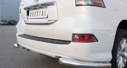 16 399 р. Защита заднего бампера (Ø76 мм уголки, нержавейка) Russtal Lexus GX 460 2 J150 2-ой рестайлинг (2019-2024)  с доставкой в г. Калуга. Увеличить фотографию 3