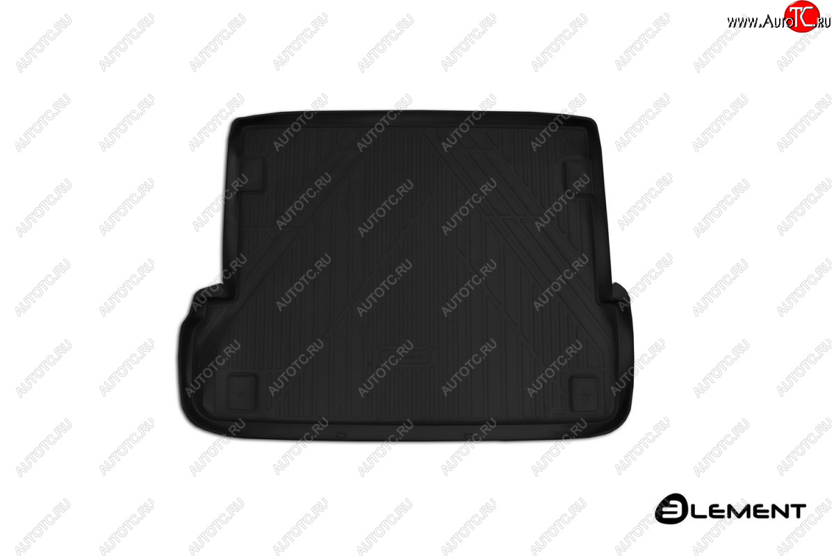 1 579 р. Коврик багажника Element (полиуретан) 7 мест Lexus GX 460 2 J150 1-ый рестайлинг (2013-2019) (Черный)  с доставкой в г. Калуга