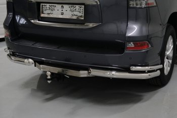 20 999 р. Фаркоп (тягово-сцепное устройство) TCC (надпись Lexus) Lexus GX 460 2 J150 2-ой рестайлинг (2019-2024) (Оцинкованный, шар E)  с доставкой в г. Калуга. Увеличить фотографию 1