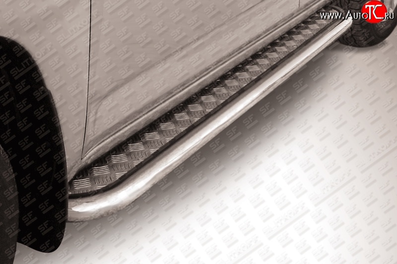 17 899 р. Широкая защита порогов Slitkoff  Lexus RX ( 350,  270) (2012-2019)  с доставкой в г. Калуга