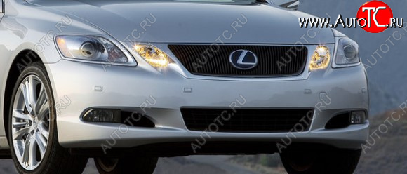13 249 р. Передний бампер Polcar (с отверстиями под парктроник)  Lexus GS  300 (2007-2012) (Неокрашенный)  с доставкой в г. Калуга