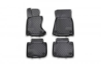 Комплект ковриков в салон (полиуретан, чёрные) Element Lexus GS 350 (2012-2024)