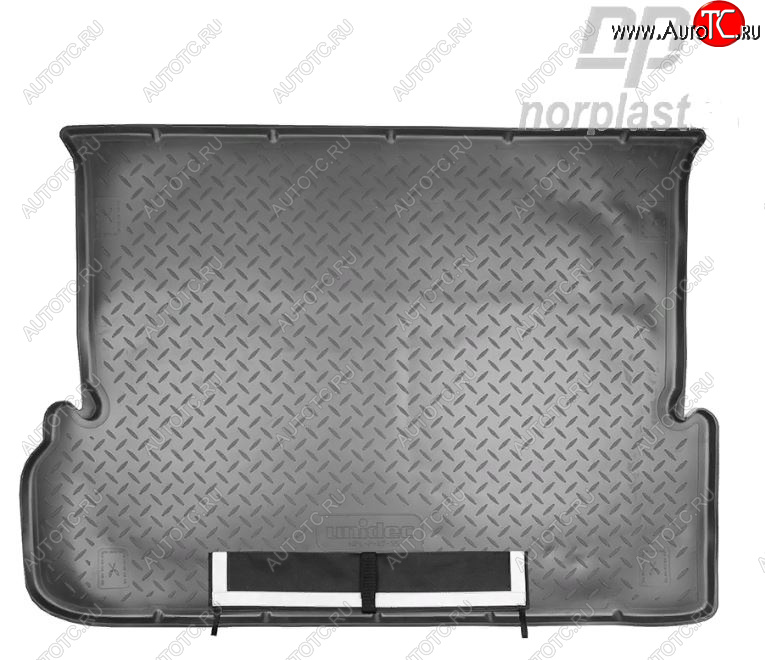 2 899 р. Коврик багажника Norplast Lexus GX 460 2 J150 1-ый рестайлинг (2013-2019) (Черный, с погрузочным ковриком (фартуком))  с доставкой в г. Калуга
