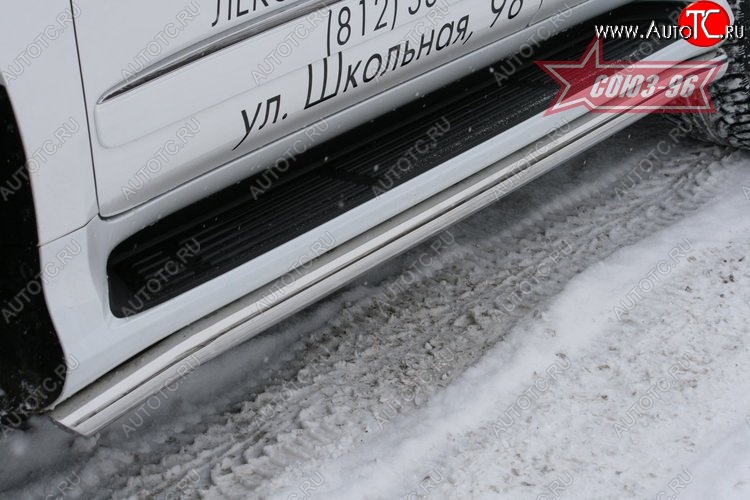 17 549 р. Защита штатных порогов Souz-96 (d60)  Lexus GX  460 (2009-2013)  с доставкой в г. Калуга