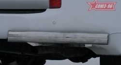 19 034 р. Защита заднего бампера из боковых уголков Souz-96 (d76)  Lexus GX  460 (2009-2013)  с доставкой в г. Калуга. Увеличить фотографию 1