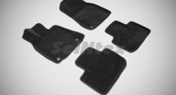 Износостойкие коврики в салон SeiNtex Premium 3D 4 шт. (ворсовые, черные) Lexus IS250 XE30 седан дорестайлинг (2013-2016)