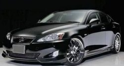 7 999 р. Накладка на передний бампер CT Lexus IS250 XE20 седан дорестайлинг (2005-2013) (Неокрашенная)  с доставкой в г. Калуга. Увеличить фотографию 3