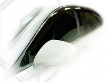 Дефлектора окон CA-Plastiс Lexus LS 460 XF40 дорестайлинг (2006-2009)  (Classic полупрозрачный)