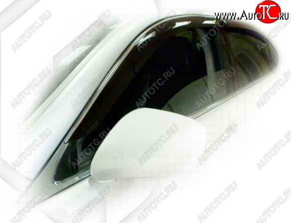 2 169 р. Дефлектора окон CA-Plastiс  Lexus LS  460 (2006-2012) (Classic полупрозрачный, Без хром.молдинга)  с доставкой в г. Калуга