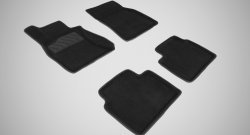 4 499 р. Комплект ковриков в салон Seintex 3D (текстиль)  Lexus LS  460 (2006-2017) (черные)  с доставкой в г. Калуга. Увеличить фотографию 1