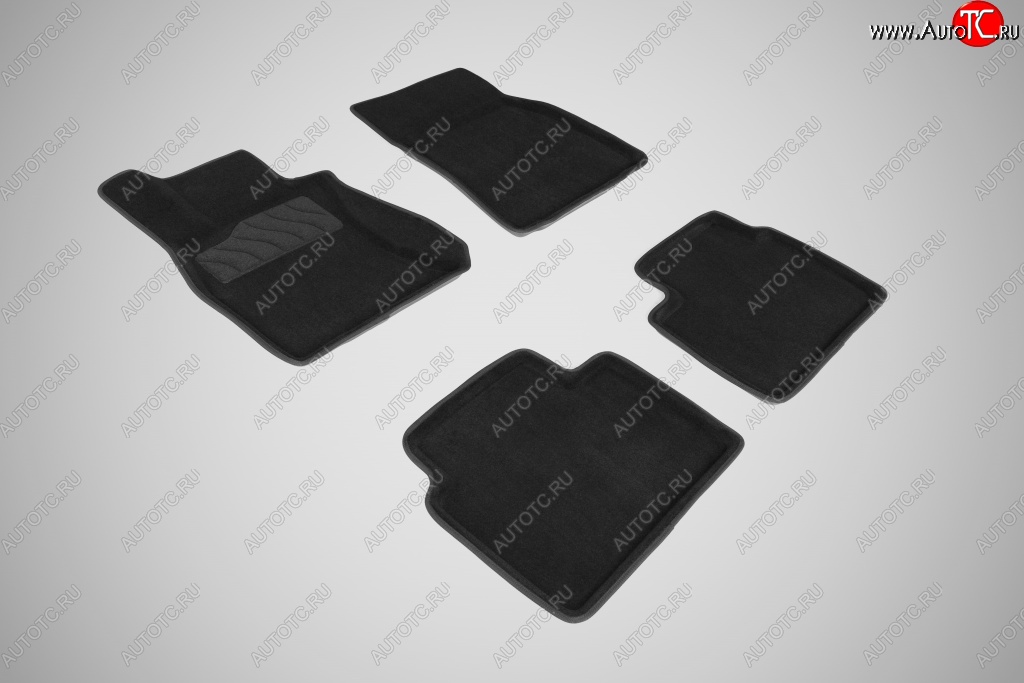 4 499 р. Комплект ковриков в салон Seintex 3D (текстиль)  Lexus LS  460 (2006-2017) (черные)  с доставкой в г. Калуга