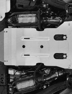 Защита коробки передач Russtal Lexus LX 450d J200 (2015-2024)