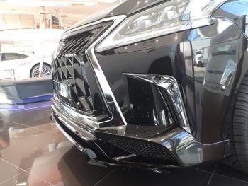 45 999 р. Юбка переднего бампера HEMMES  Lexus LX ( 450d,  570) (2015-2024) (Неокрашенная)  с доставкой в г. Калуга. Увеличить фотографию 14