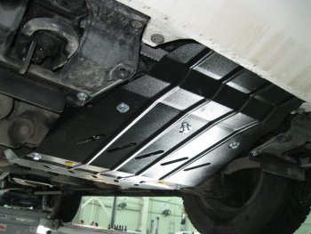 4 199 р. Защита радиатора (алюминий)  Lexus LX ( 450d,  570) (2015-2024), Toyota Land Cruiser  200 (2015-2021)  с доставкой в г. Калуга. Увеличить фотографию 4