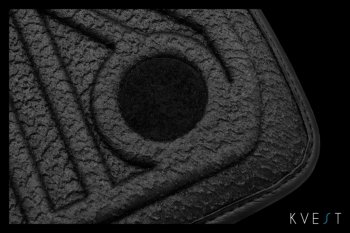 10 709 р. Коврик в салони премиум-класса Kvest (черный/черный)  Lexus LX ( 450d,  570) (2015-2024)  с доставкой в г. Калуга. Увеличить фотографию 7