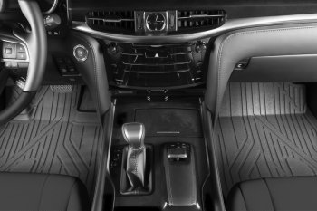 5 999 р. Коврик в салони премиум-класса Kvest (серый/черный)  Lexus LX ( 450d,  570) (2015-2024)  с доставкой в г. Калуга. Увеличить фотографию 2