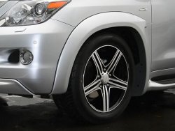17 499 р. Накладки на колёсные арки GOLDMAN DAMD Lexus LX 570 J200 дорестайлинг (2007-2012) (Неокрашенные)  с доставкой в г. Калуга. Увеличить фотографию 4