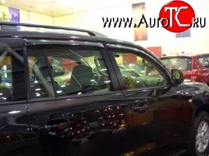 2 599 р. Дефлекторы окон (ветровики) Novline 4 шт Toyota Land Cruiser 200 дорестайлинг (2007-2012)  с доставкой в г. Калуга