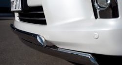 17 999 р. Защита переднего бампера (2 трубыØ75х42 мм, нержавейка) Russtal  Lexus LX  570 (2007-2012)  с доставкой в г. Калуга. Увеличить фотографию 3