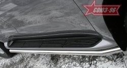Защита штатных порогов Souz-96 (d60) Lexus LX 570 J200 дорестайлинг (2007-2012)