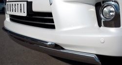 21 899 р. Защита переднего бампера (2 трубыØ75х42 и 42 мм, нержавейка) Russtal  Lexus LX  570 (2012-2015)  с доставкой в г. Калуга. Увеличить фотографию 3