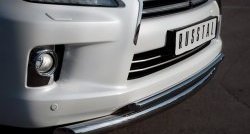 21 899 р. Защита переднего бампера (2 трубыØ76 и 42 мм, нержавейка) Russtal  Lexus LX  570 (2012-2015)  с доставкой в г. Калуга. Увеличить фотографию 2