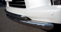 21 899 р. Защита переднего бампера (2 трубыØ76 и 42 мм, нержавейка) Russtal  Lexus LX  570 (2012-2015)  с доставкой в г. Калуга. Увеличить фотографию 3