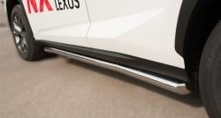 17 799 р. Защита порогов из круглой трубы диаметром 63 мм F SPORT Russtal  Lexus NX  200T (2015-2024)  с доставкой в г. Калуга. Увеличить фотографию 4