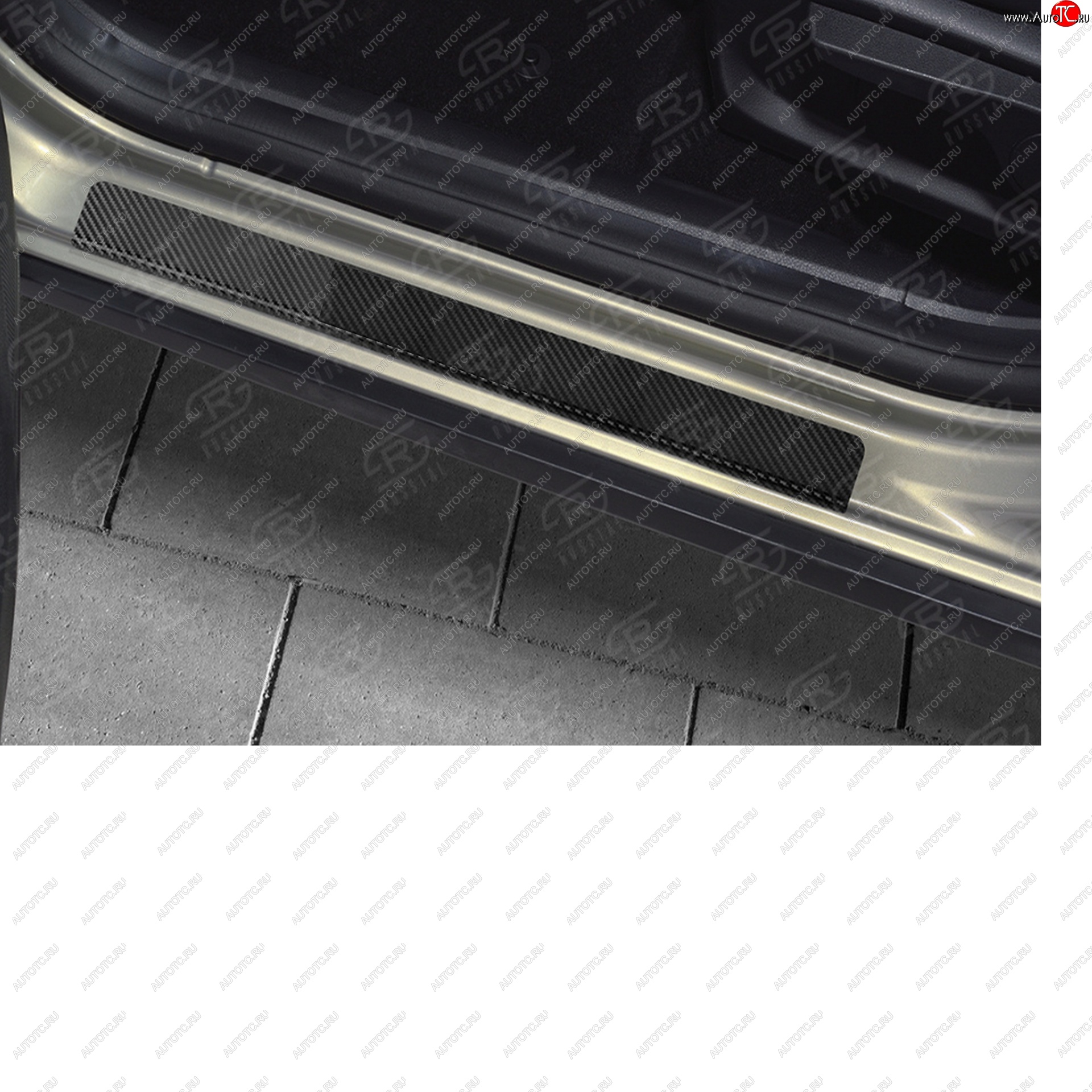 1 889 р. Пороги накладки Russtal  Lexus NX  200T (2015-2024) (Нержавейка с покрытием карбон и надписью)  с доставкой в г. Калуга
