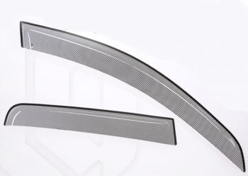 2 259 р. Дефлектора окон CA-Plastic  Lexus NX  300h (2014-2017) (Шелкография черная, Без хром.молдинга)  с доставкой в г. Калуга. Увеличить фотографию 1