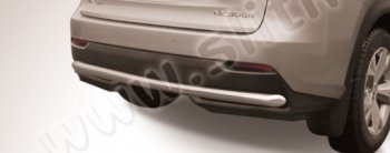 7 999 р. Защита заднего бампера Slitkoff (d57)  Lexus NX  300h (2014-2017) (Нержавейка, Без окраски)  с доставкой в г. Калуга. Увеличить фотографию 1
