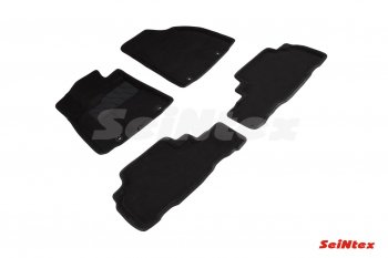 4 999 р. Комплект 3D ковриков в салон (ворсовые / чёрные) Seintex  Lexus RX ( 350,  270) (2008-2012)  с доставкой в г. Калуга. Увеличить фотографию 1