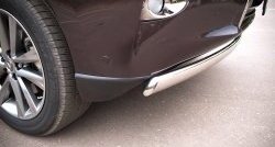 17 299 р. Защита переднего бампера (Ø75х42 мм, нержавейка) Russtal  Lexus RX ( 350,  450H,  270) (2008-2012)  с доставкой в г. Калуга. Увеличить фотографию 2