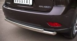 16 999 р. Защита заднего бампера (Ø63 и 42 мм, нержавейка) Russtal  Lexus RX ( 350,  450H,  270) (2008-2012)  с доставкой в г. Калуга. Увеличить фотографию 3