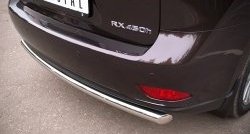 15 999 р. Одинарная защита заднего бампера из трубы диаметром 63 мм Russtal  Lexus RX ( 350,  450H,  270) (2008-2012)  с доставкой в г. Калуга. Увеличить фотографию 3