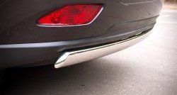 16 849 р. Защита заднего бампера (Ø75x42 мм, нержавейка) Russtal  Lexus RX ( 350,  450H,  270) (2008-2012)  с доставкой в г. Калуга. Увеличить фотографию 2