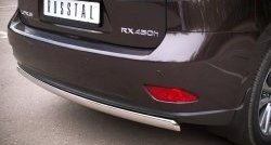 16 849 р. Защита заднего бампера (Ø75x42 мм, нержавейка) Russtal  Lexus RX ( 350,  450H,  270) (2008-2012)  с доставкой в г. Калуга. Увеличить фотографию 3