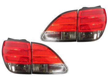 Комплект задних фонарей SAT (красно-дымчатые/диодные) Lexus RX 300 XU10 дорестайлинг (1995-2001)