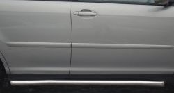 19 949 р. Защита порогов из круглой трубы диаметром 63 мм Russtal  Lexus RX ( 330,  300,  350) (2003-2006)  с доставкой в г. Калуга. Увеличить фотографию 1
