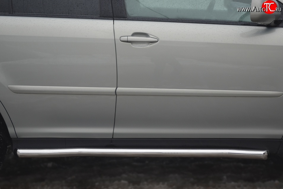 19 949 р. Защита порогов из круглой трубы диаметром 63 мм Russtal Lexus RX 350 XU30 дорестайлинг (2003-2006)  с доставкой в г. Калуга