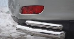 17 599 р. Защита заднего бампера (2 трубы Ø76 и 42 мм уголки, нержавейка) Russtal  Lexus RX ( 330,  300,  350) (2003-2006)  с доставкой в г. Калуга. Увеличить фотографию 3