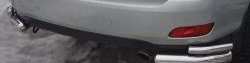 20 999 р. Защита заднего бампера (2 трубы Ø76 и 42 мм уголки, нержавейка, пневмоподвеска) Russtal  Lexus RX  330 (2003-2006)  с доставкой в г. Калуга. Увеличить фотографию 1