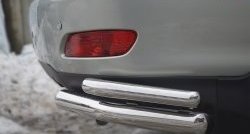 20 999 р. Защита заднего бампера (2 трубы Ø63 и 42 мм уголки, нержавейка) Russtal  Lexus RX  330 (2003-2006)  с доставкой в г. Калуга. Увеличить фотографию 4