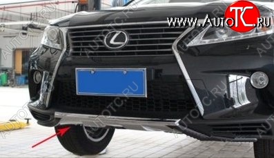 21 599 р. Накладка на передний бампер CT v4 v4 Lexus RX350 AL10 дорестайлинг (2008-2012) (Неокрашенная)  с доставкой в г. Калуга