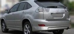 7 199 р. Накладка на задний бампер СТ v1  Lexus RX  350 (2008-2012) (Неокрашенная)  с доставкой в г. Калуга. Увеличить фотографию 2