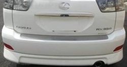 7 199 р. Накладка на задний бампер СТ v1 Lexus RX 350 AL10 дорестайлинг (2008-2012) (Неокрашенная)  с доставкой в г. Калуга. Увеличить фотографию 1