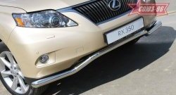 15 609 р. Защита переднего бампера одинарная Souz-96 (d60).  Lexus RX  350 (2008-2012)  с доставкой в г. Калуга. Увеличить фотографию 1